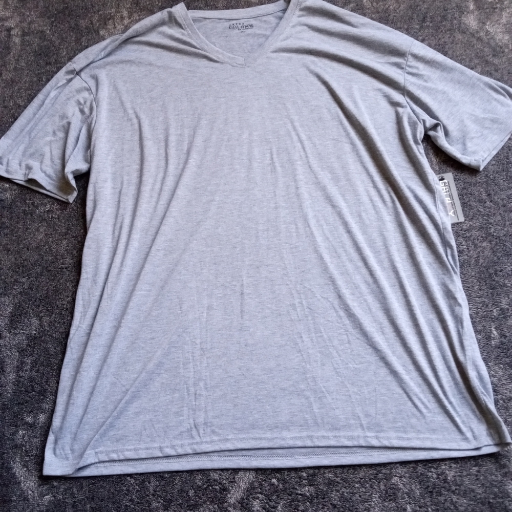 Galaxy by Harvic v-neck gray tee